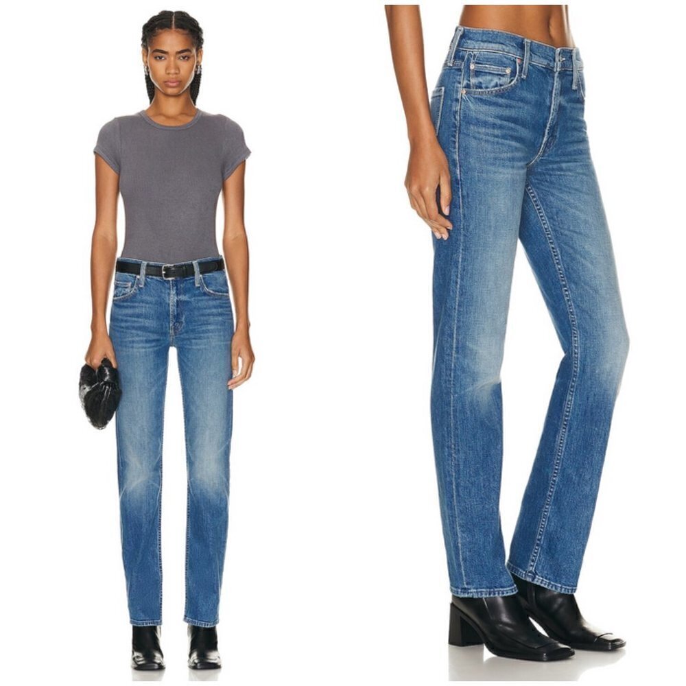 💕MOTHER SUPERIOR💕 The Smarty Pants Skimp Jeans ~ Flash Back 29 NWOT - Picture 8 of 16